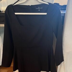 Never worn Tuckernuck Pomander Place long sleeve peplum top